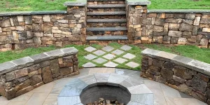 Retaining wall install