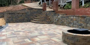 Retaining wall install ideas in Sharpsburg, Georgia